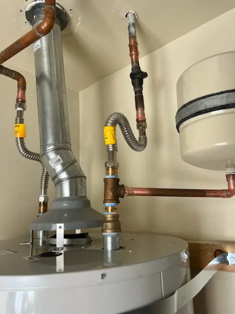 Water heater installation and plumbing repair in Grant